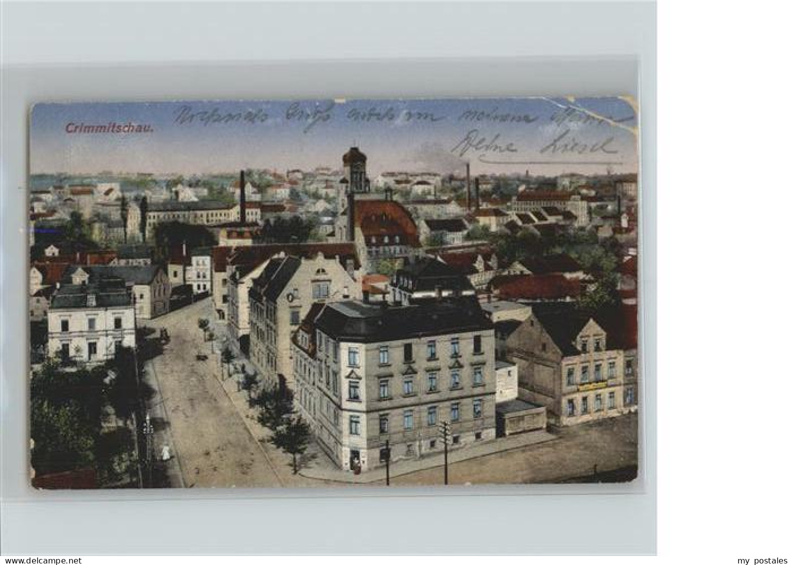 41317352 Crimmitschau Blick Ueber Die Stadt Kirche Crimmitschau - Crimmitschau