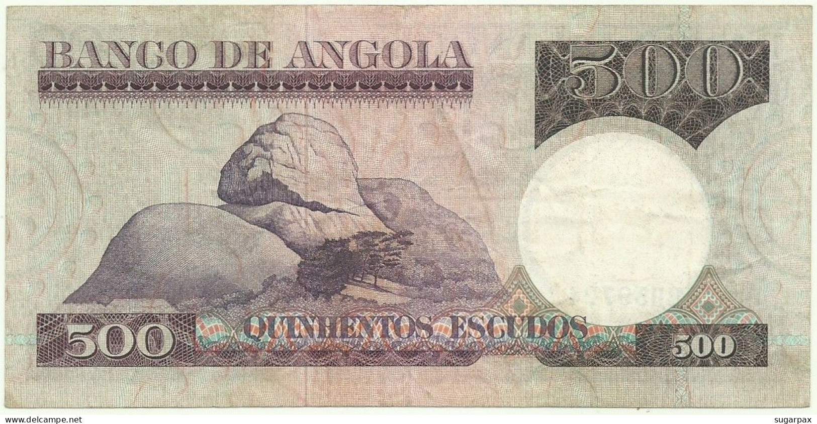 Angola - 500 Escudos - 10.6.1973 - Pick: 107 - Serie BH - Luiz De Camões - PORTUGAL - Angola