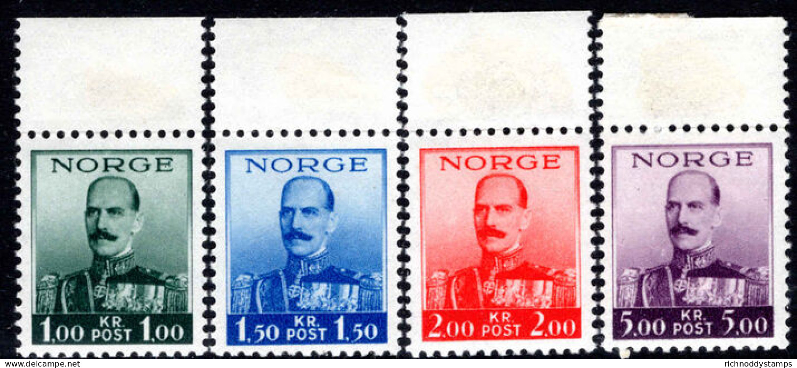 Norway 1937 King Haakon VII Unmounted Mint. - Unused Stamps