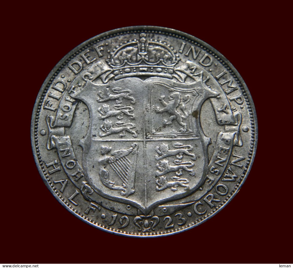 Great Britain George V 1923 Half-Crown VF British 1/2 Crown - Sonstige & Ohne Zuordnung