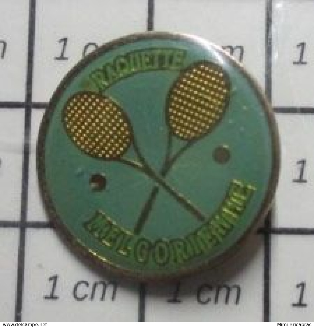 615B  Pin's Pins / Beau Et Rare / SPORTS / TENNIS CLUB LA RAQUETTE MELGORIENNE - Tennis