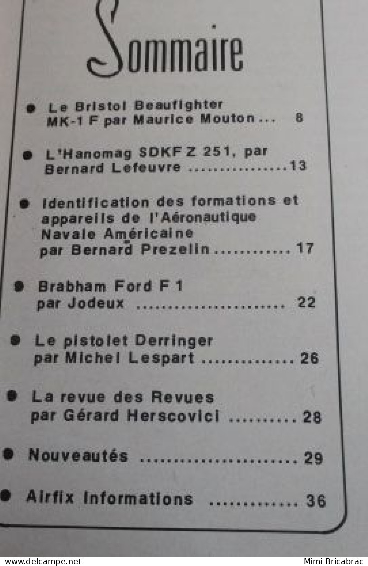 CAGI 1e Revue De Maquettisme Plastique Années 60/70 : MPM N°42 De 1974 Très Bon état ! Sommaire En Photo 2 Ou 3 - France