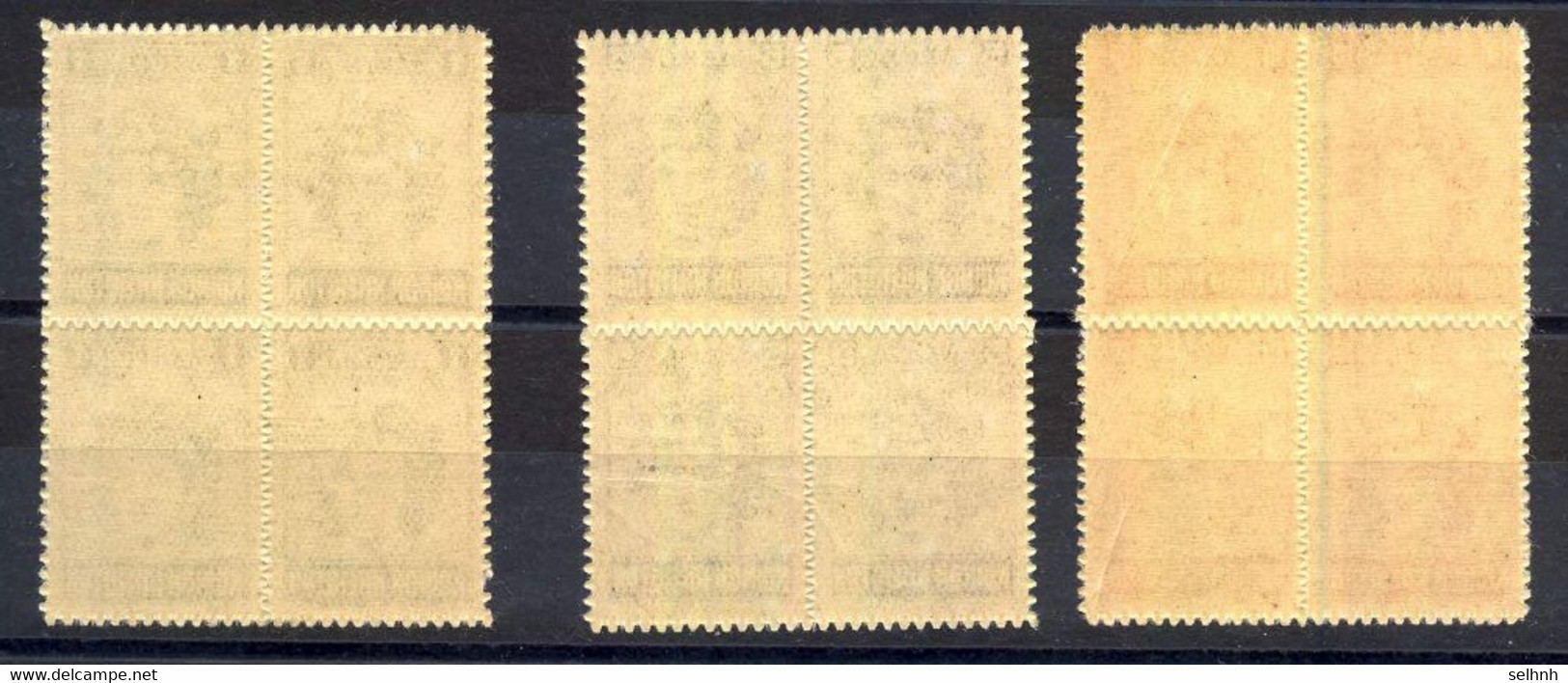 GREECE GRECE 1912 DODECANESE KOINO NISIOTON LUX BLOCK OF FOUR - Dodekanisos