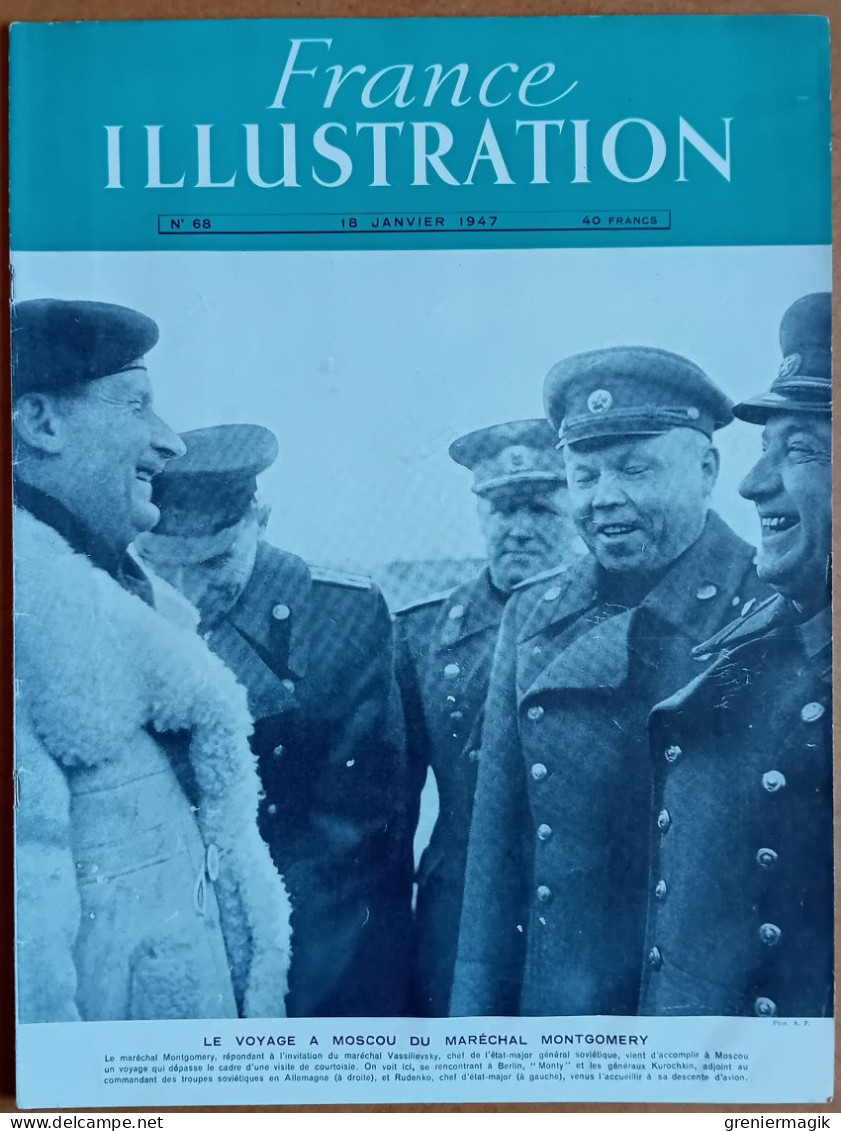 France Illustration N°68 18/01/1947 La Télévision/Mexique/Prisonniers Au Travail/Indochine/Marshall Remplace Byrnes/Mine - General Issues