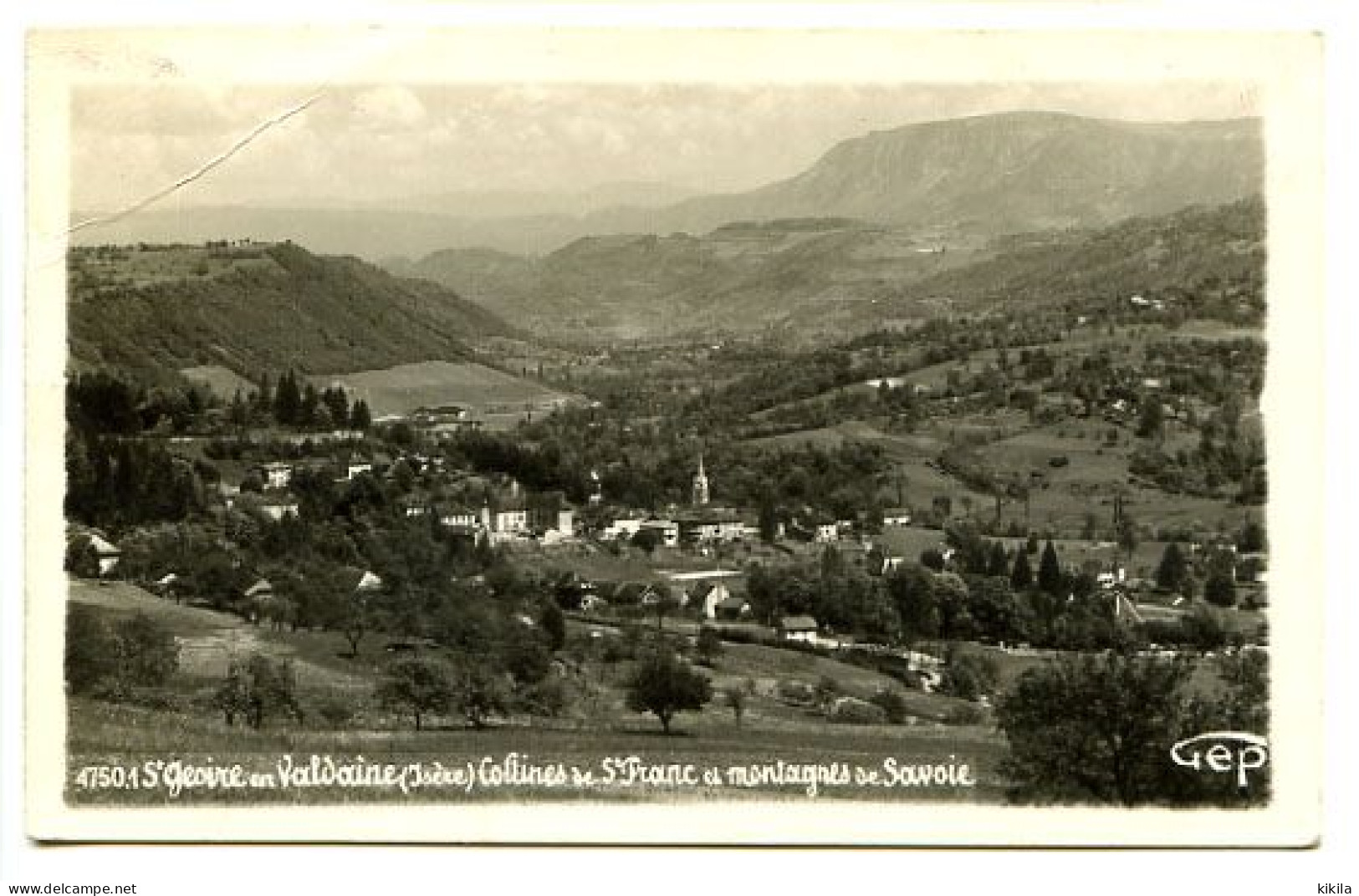 CPSM  GEP 9 X 14 Isère  SAINT GEOIRE EN VALDAINE Collines De St Franc Et Montagnes De Savoie - Saint-Geoire-en-Valdaine