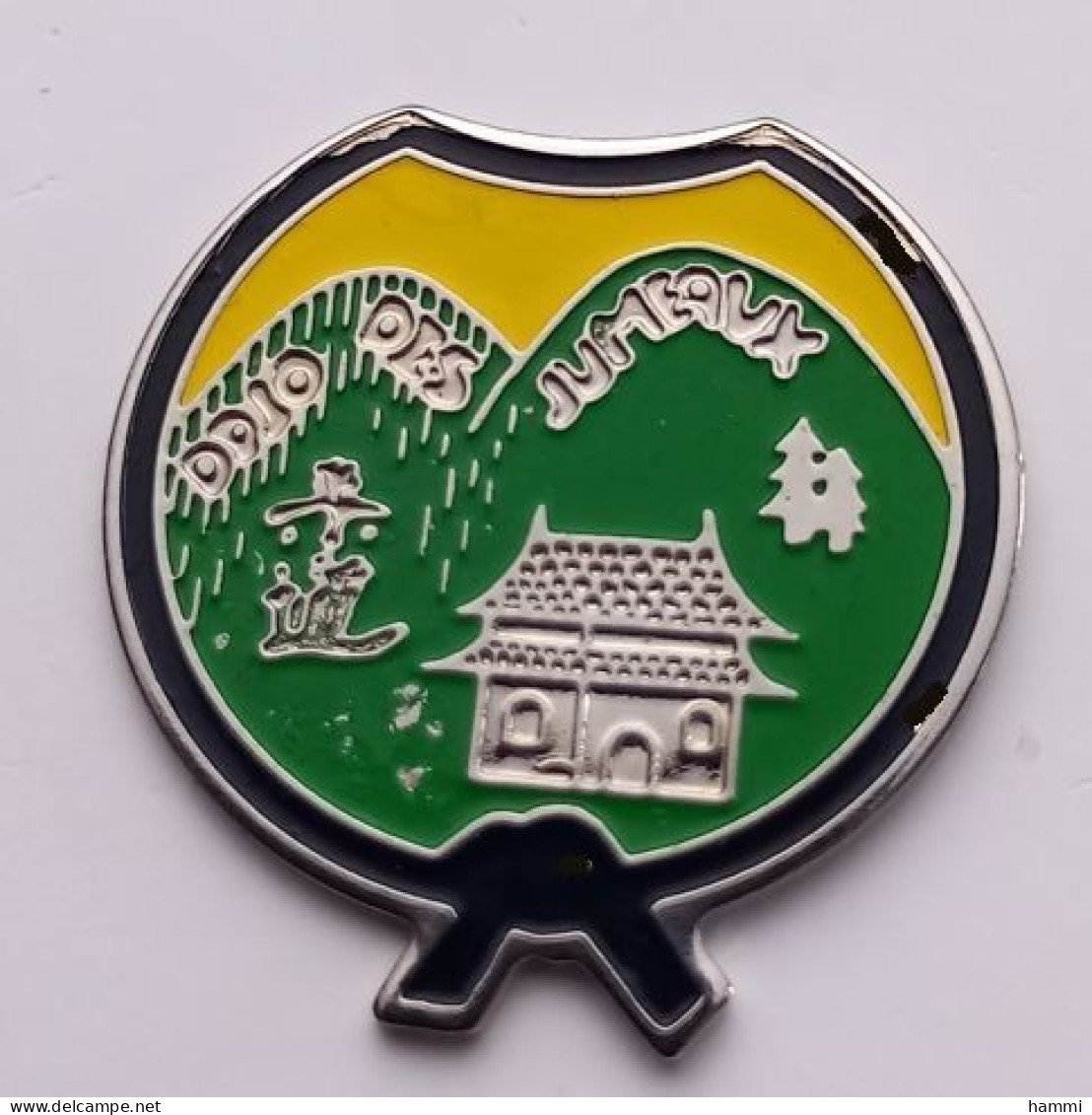 C71 Pin's JUDO Dojo Des Jumeaux Version EAF à Nompatelize Vosges Achat Immédiat - Judo