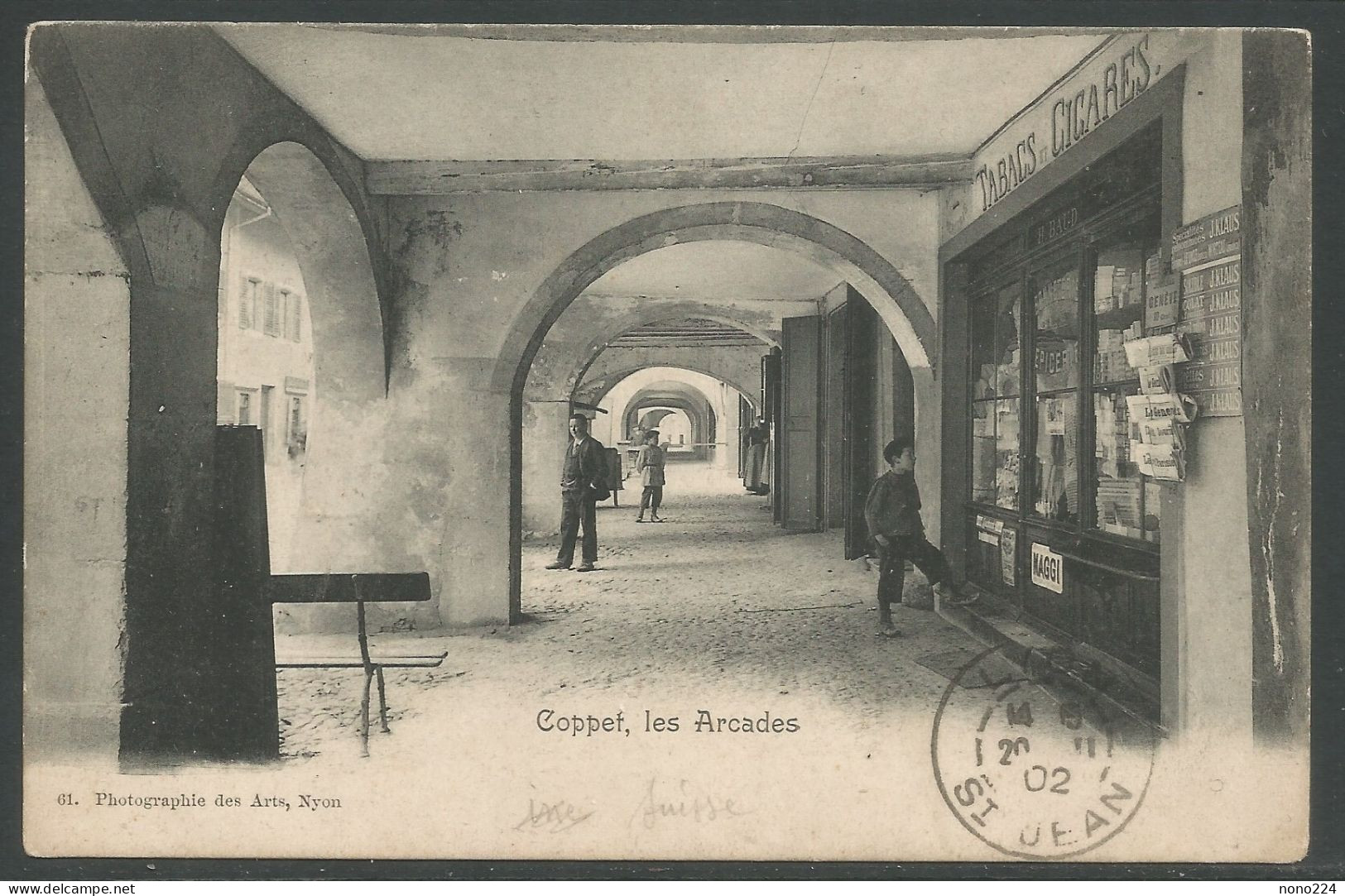 Carte P De 1902 ( Coppet / Les Arcades ) - Coppet