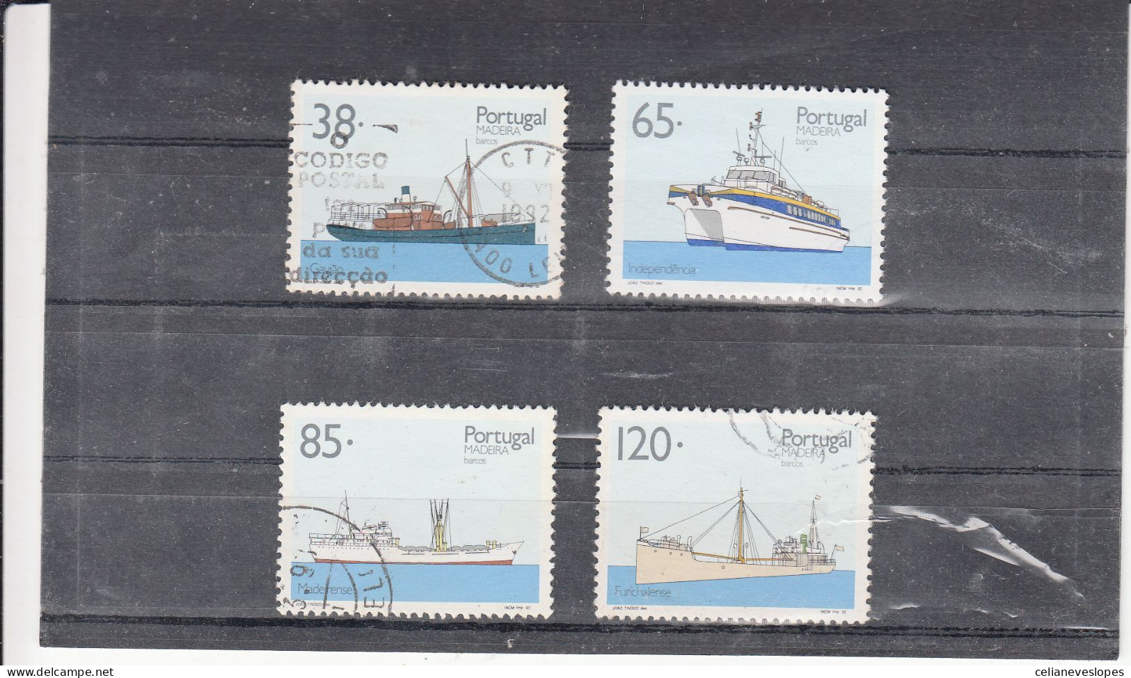 Portugal, Barcos Da Madeira, 1992, Mundifil Nº 2106 A 2109 Used - Gebraucht