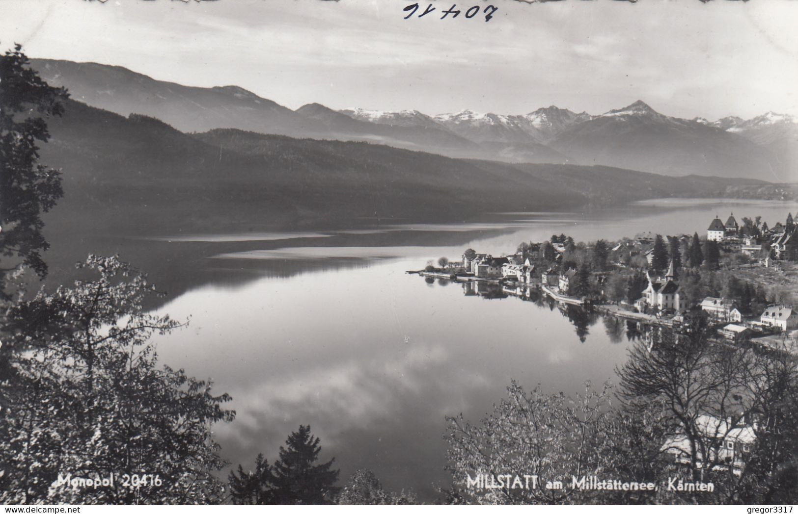 E3140) MILLSTATT Am Millstättersee - Kärnten - S/w FOTO AK -Monopol 20416 - Millstatt