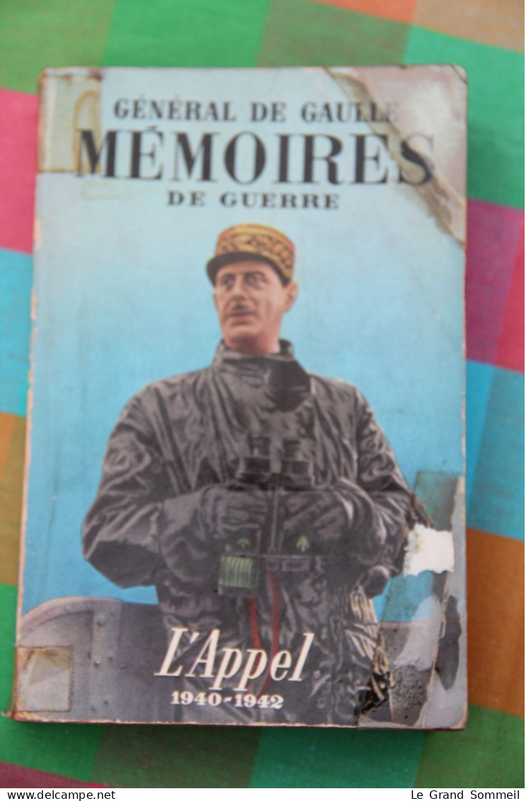 Mémoires De Guerre: 3 Livres Général De Gaulle - Wholesale, Bulk Lots