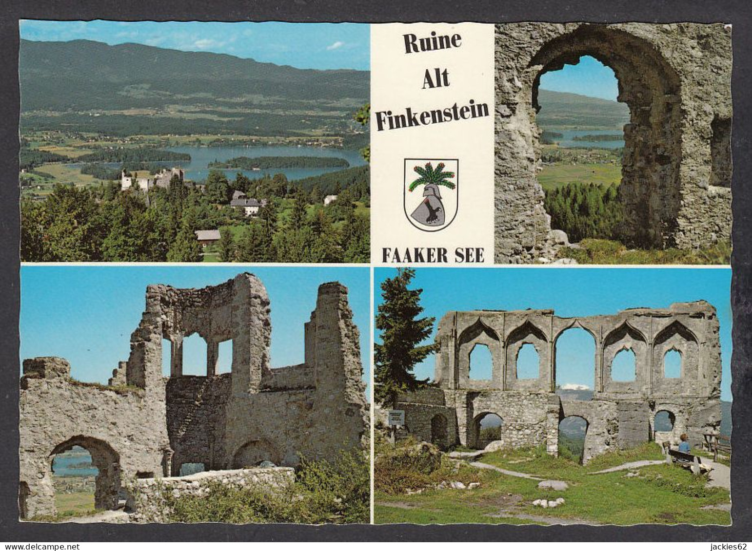 107311/ FAAKER SEE, Ruine Alt Finkenstein - Faakersee-Orte