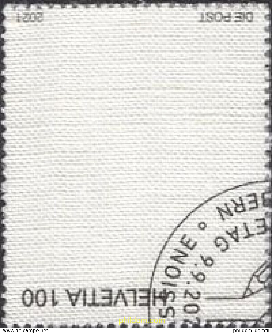 663273 USED SUIZA 2021 COMPROMISO DE SWISS POST CON EL ARTE - Neufs