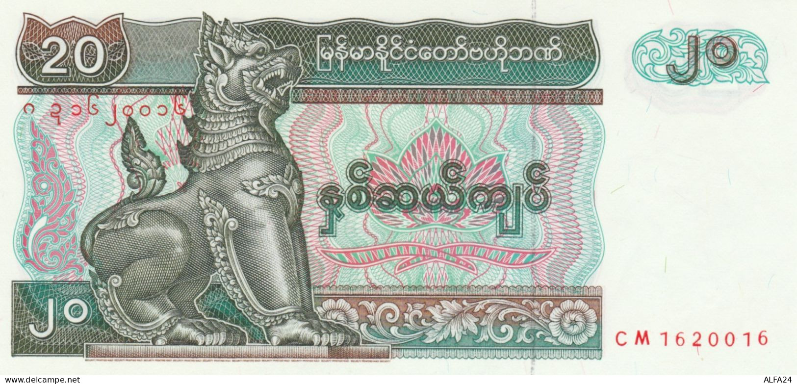 BANCONOTA BIRMANIA 20 UNC (MK428 - Myanmar