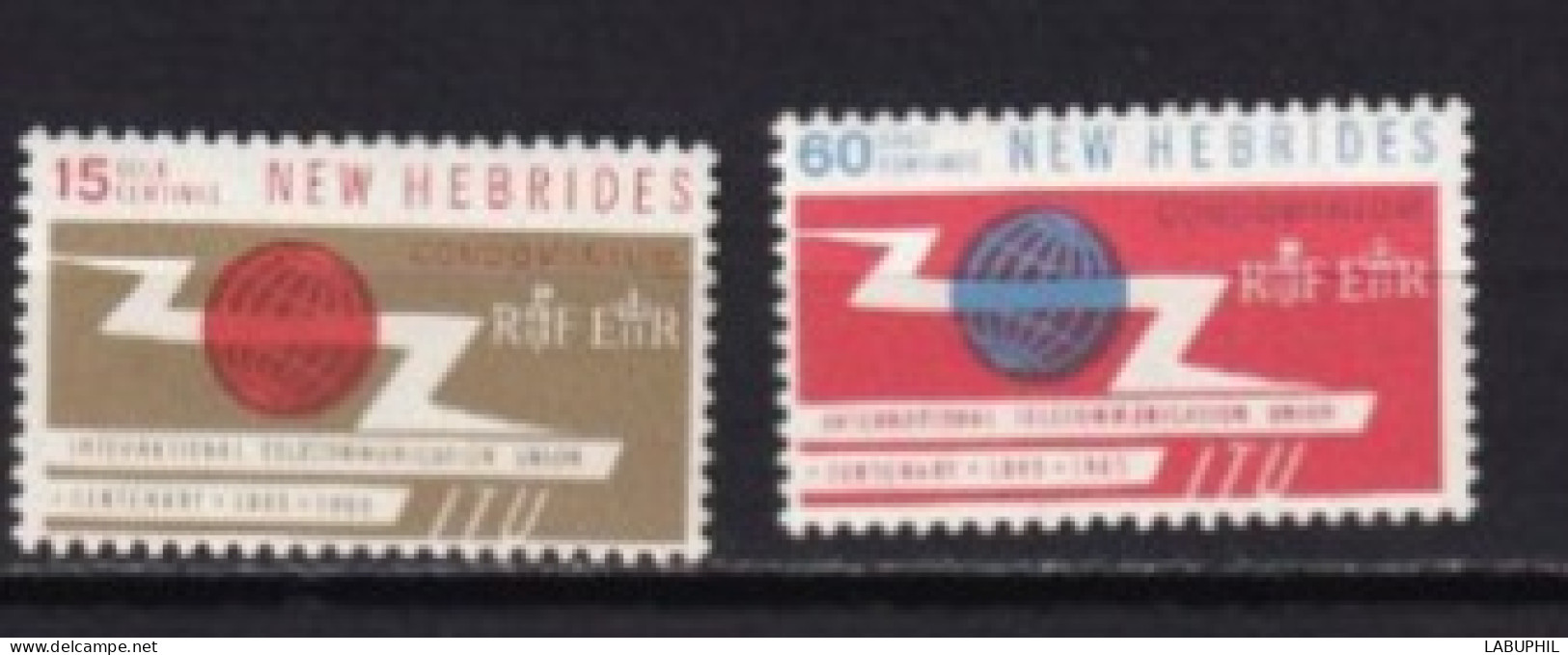 NOUVELLES HEBRIDES NEUFS  MNH ** Legende Anglaise  1965 - Unused Stamps