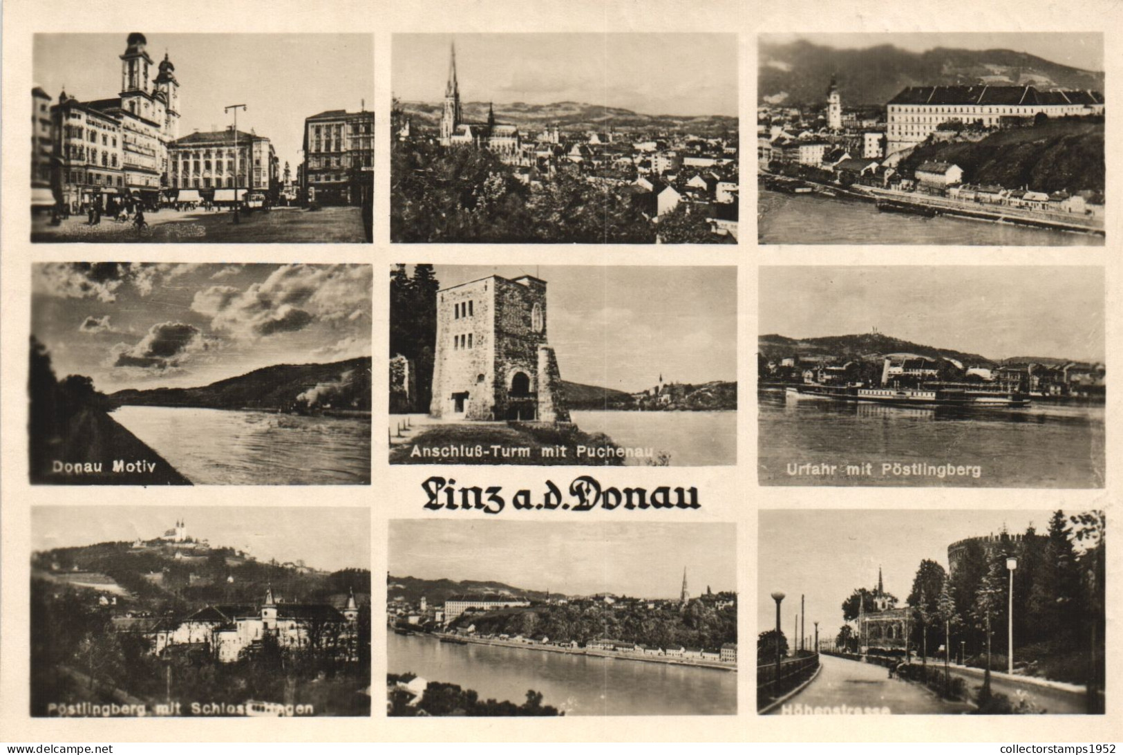 LINZ A.D. DONAU, MULTIPLE VIEWS, ARCHITECTURE, CASTLE, AUSTRIA, POSTCARD - Lambach