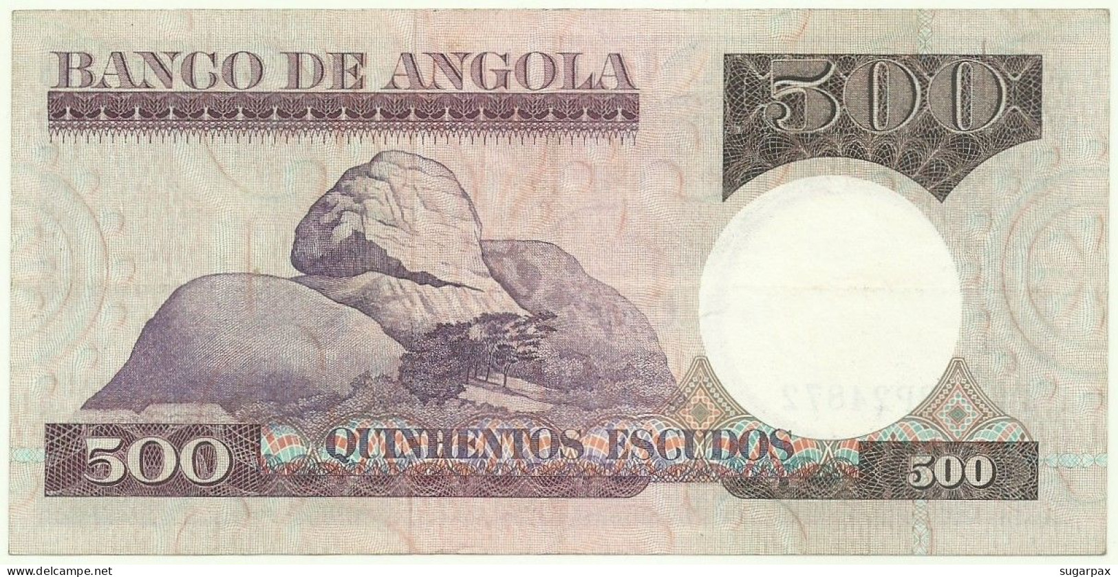 Angola - 500 Escudos - 10.6.1973 - Pick: 107 - Serie BP - Luiz De Camões - PORTUGAL - Angola