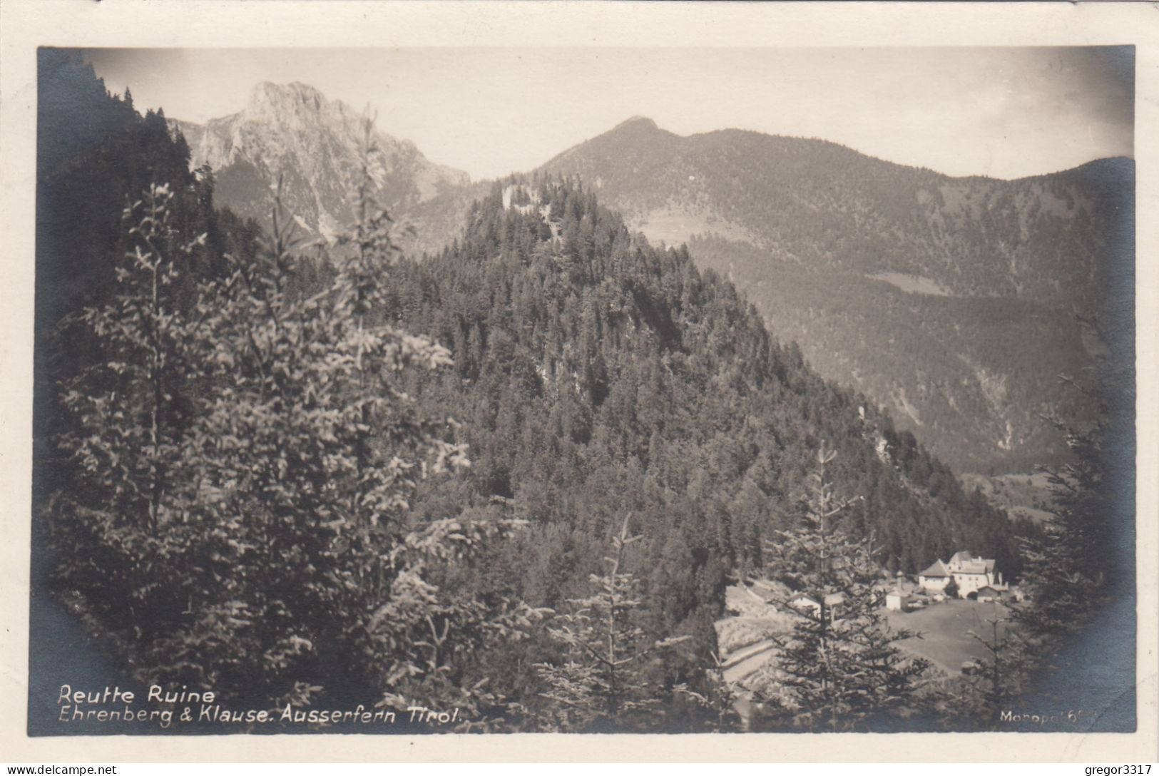 E3181) REUTTE - Tirol  - Ruine EHRENBERG & KLAUSE - Ausserfern - Tirol - Tolle FOTO AK - ALT ! ! - Reutte