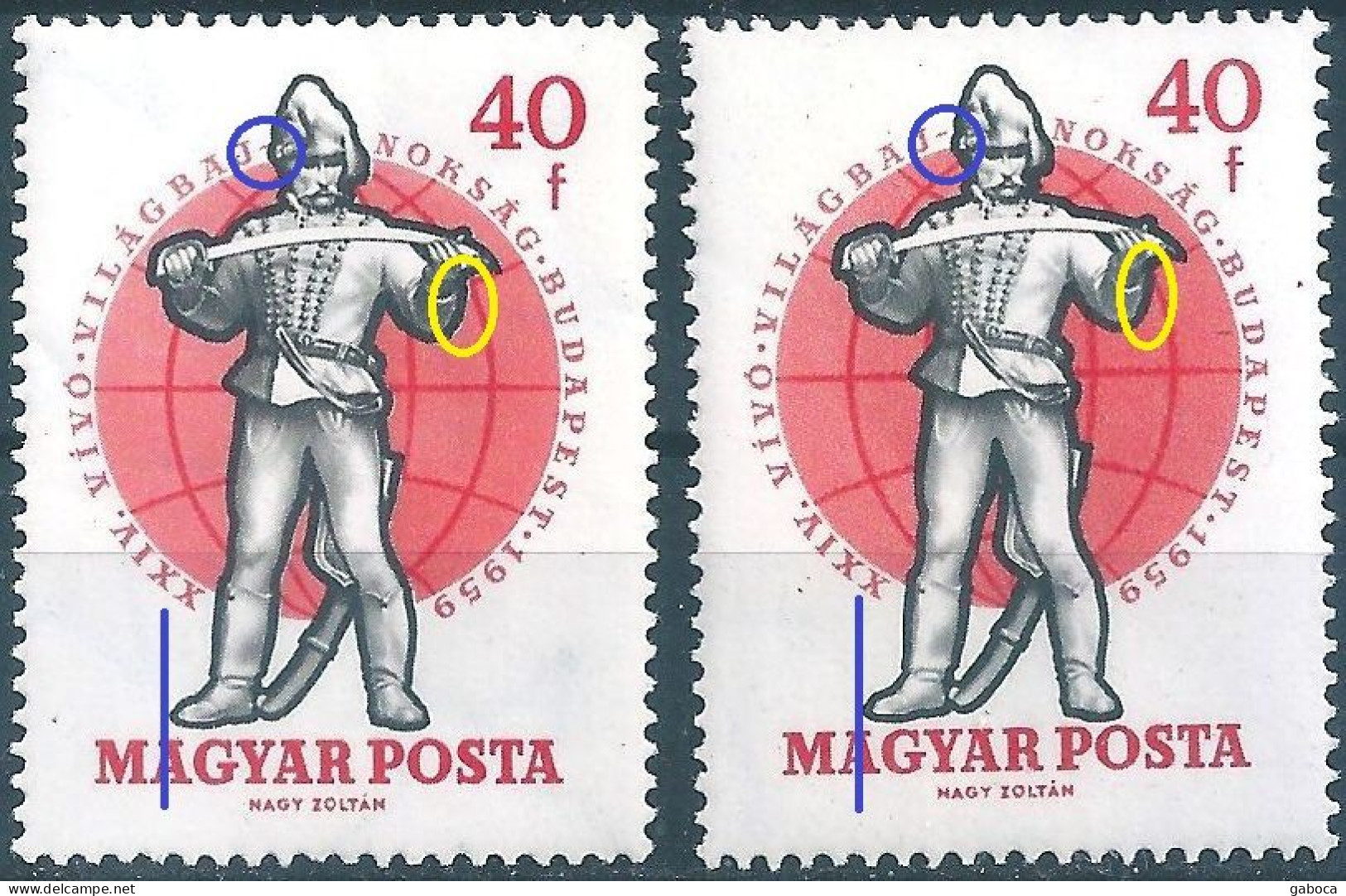 C5164 Hungary Sport Fencing Military Job Soldier Event MNH ERROR - Schermen