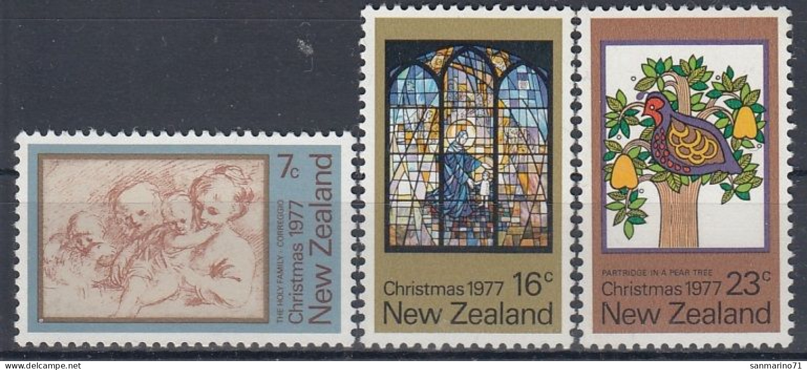 NEW ZEALAND 728-730,unused,Christmas 1977 (**) - Neufs