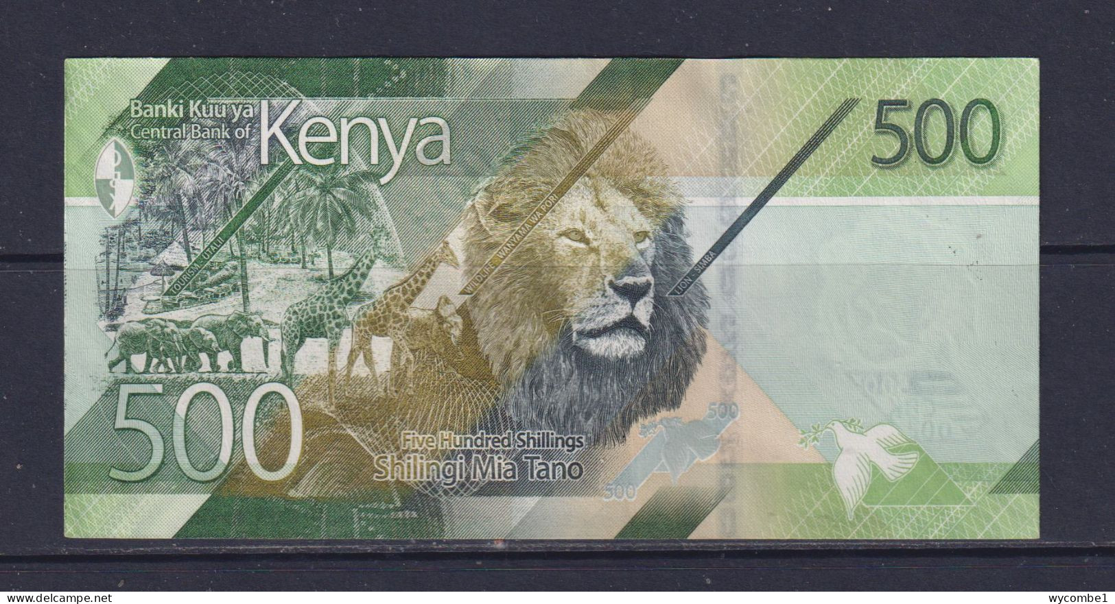 KENYA - 2019 500 Shillings AUNC Banknote - Kenya
