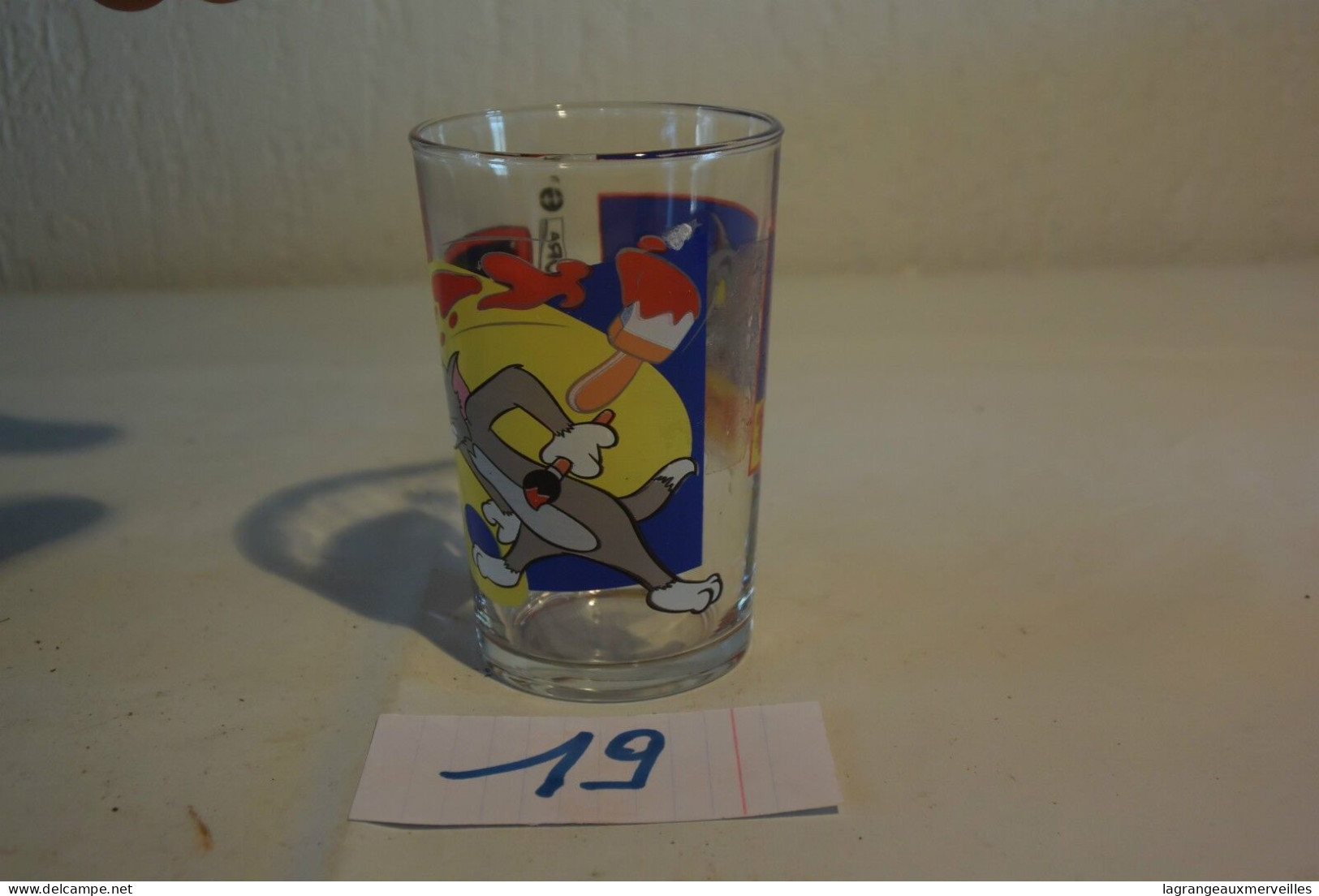 C19 Verre Moutarde Tom Et Jerry - Glasses