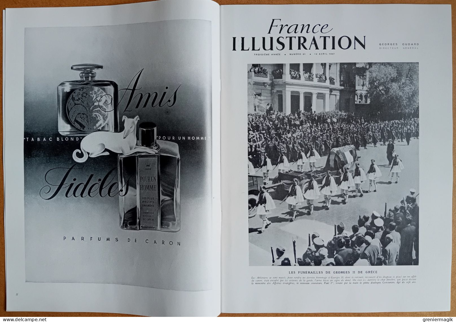 France Illustration N°81 19/04/1947 La Sécurité Sociale/Indochine/Héligoland/Mexique/Espagne/Karl Seitz/Georges II Grèce - General Issues