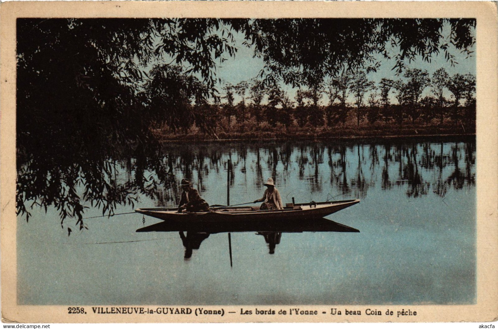 CPA Villeneuve-la-Guyard Un Beau Coin De Peche (1184167) - Villeneuve-la-Guyard