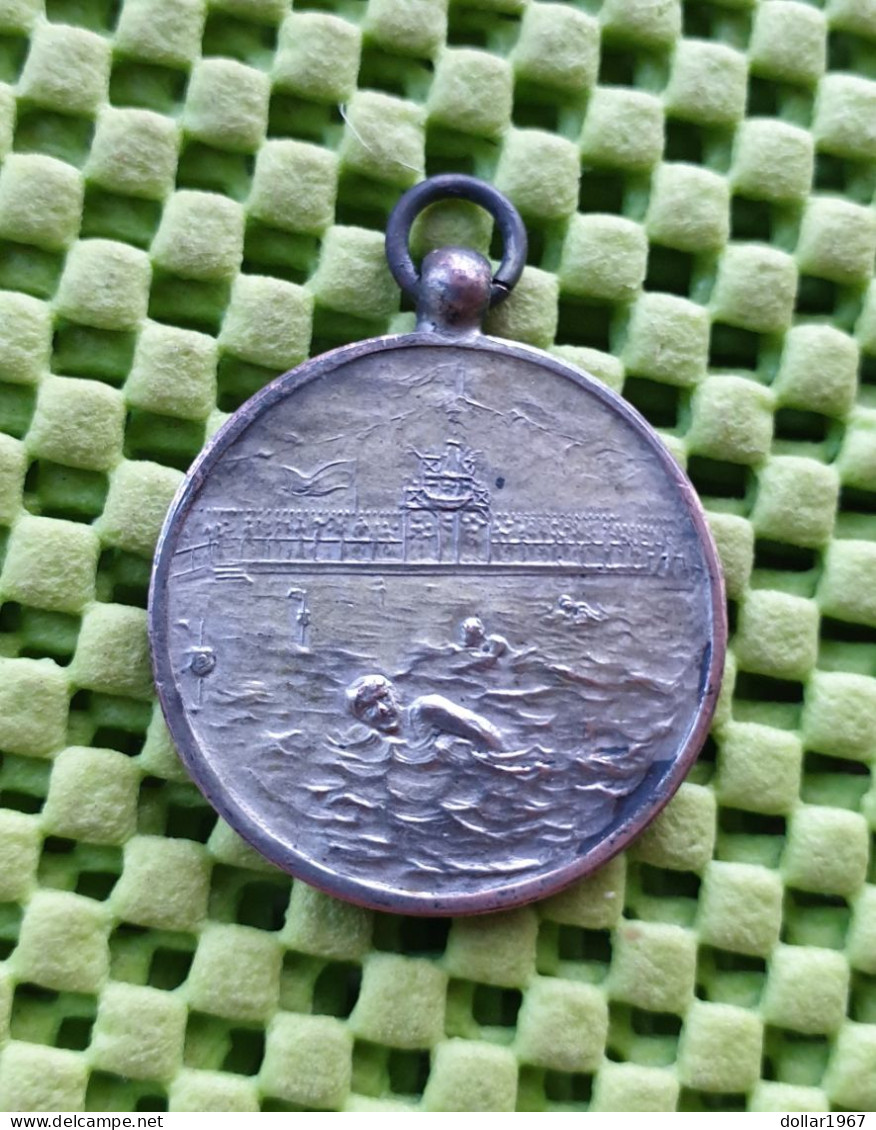 Medaille - 2e. Prijs De Eems 1936 , Rivier In Groningen. -  Original Foto  !!   Medallion Dutch - Other & Unclassified