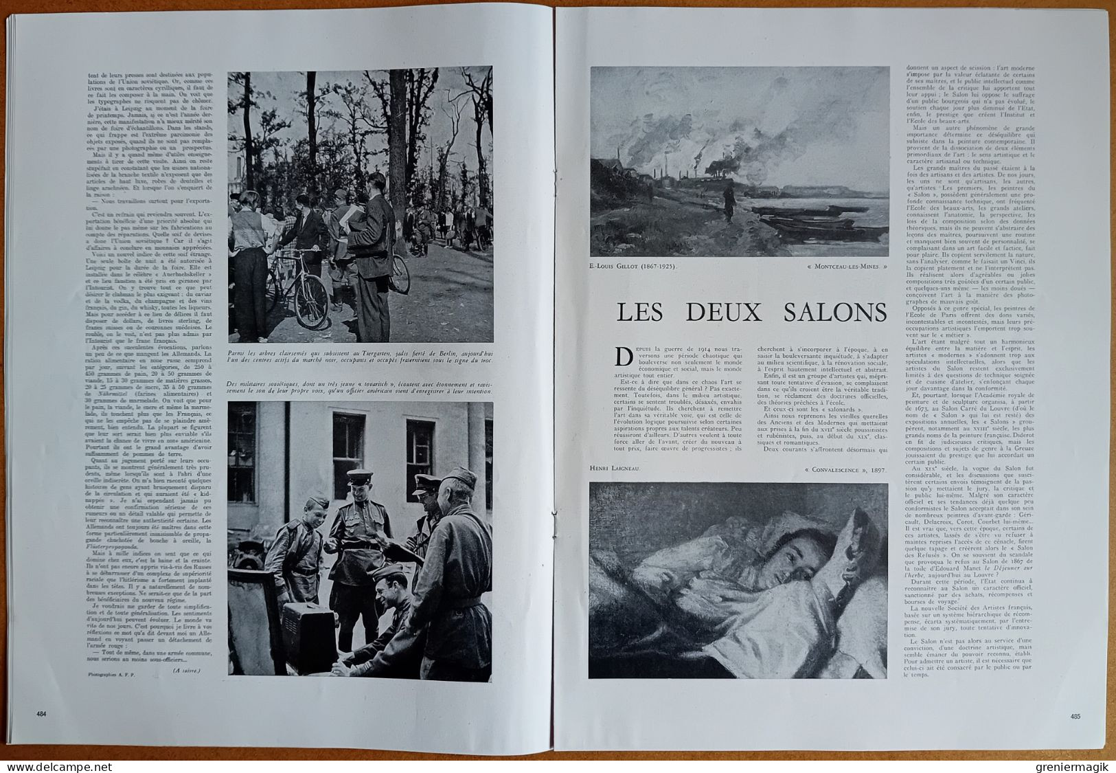 France Illustration N°85 17/05/1947 Churchill/Viet-minh Tonkin/Remaniement ministériel/Rideau de fer Berlin/Beauvais