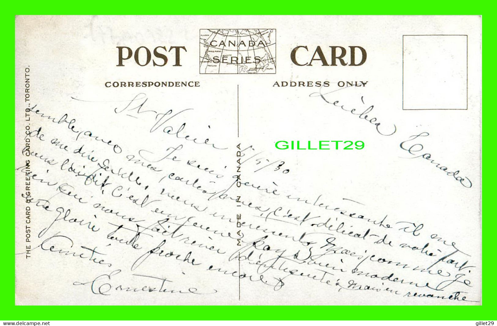QUÉBEC - PORTE ST LOUIS - ANIMÉE DE CALÈCHES - CIRCULÉE EN 1930 - THE POST CARD GREETING CARD CO LTD - - Québec – Les Portes