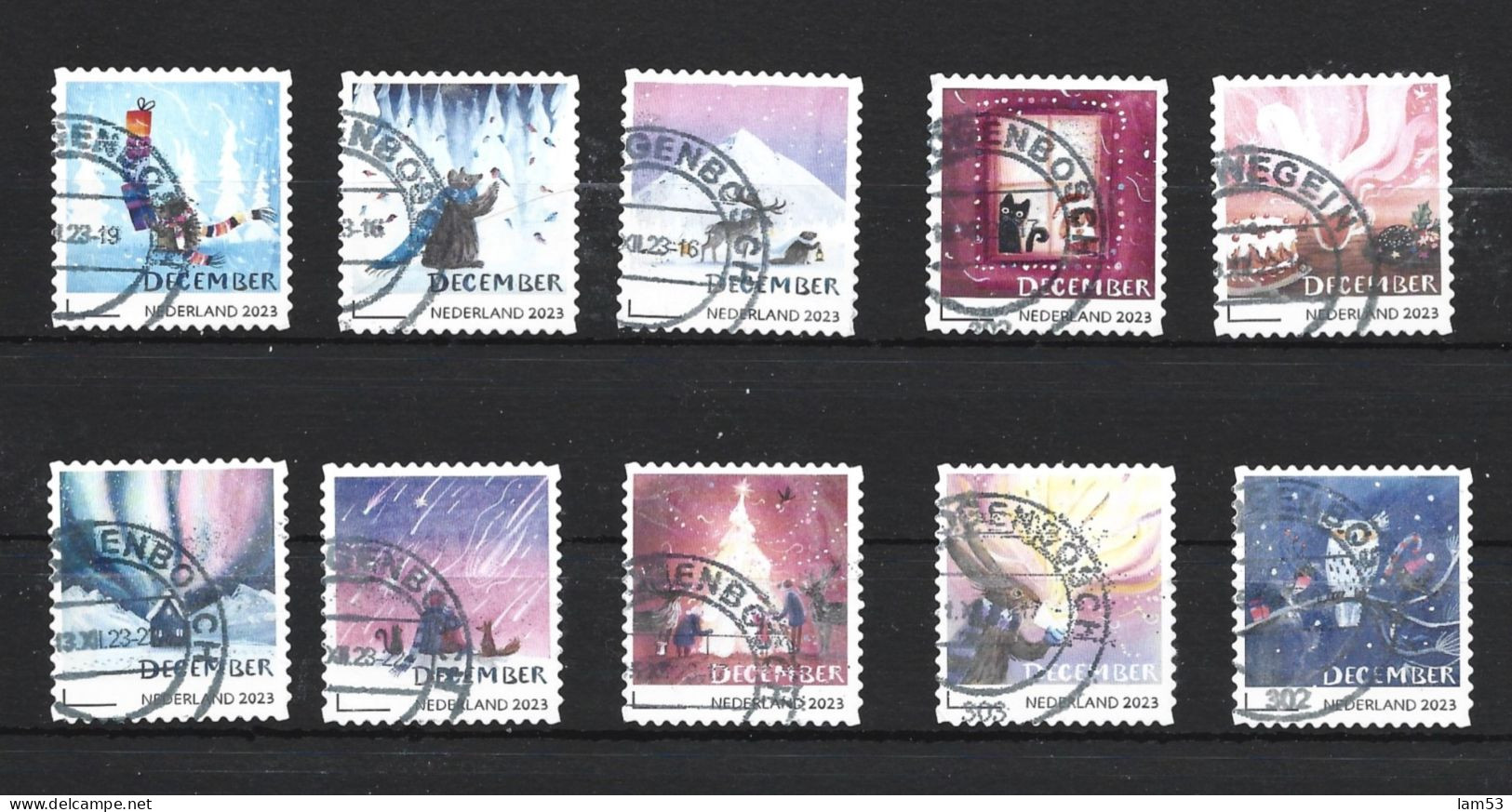 Kerstzegels 2023 - Used Stamps