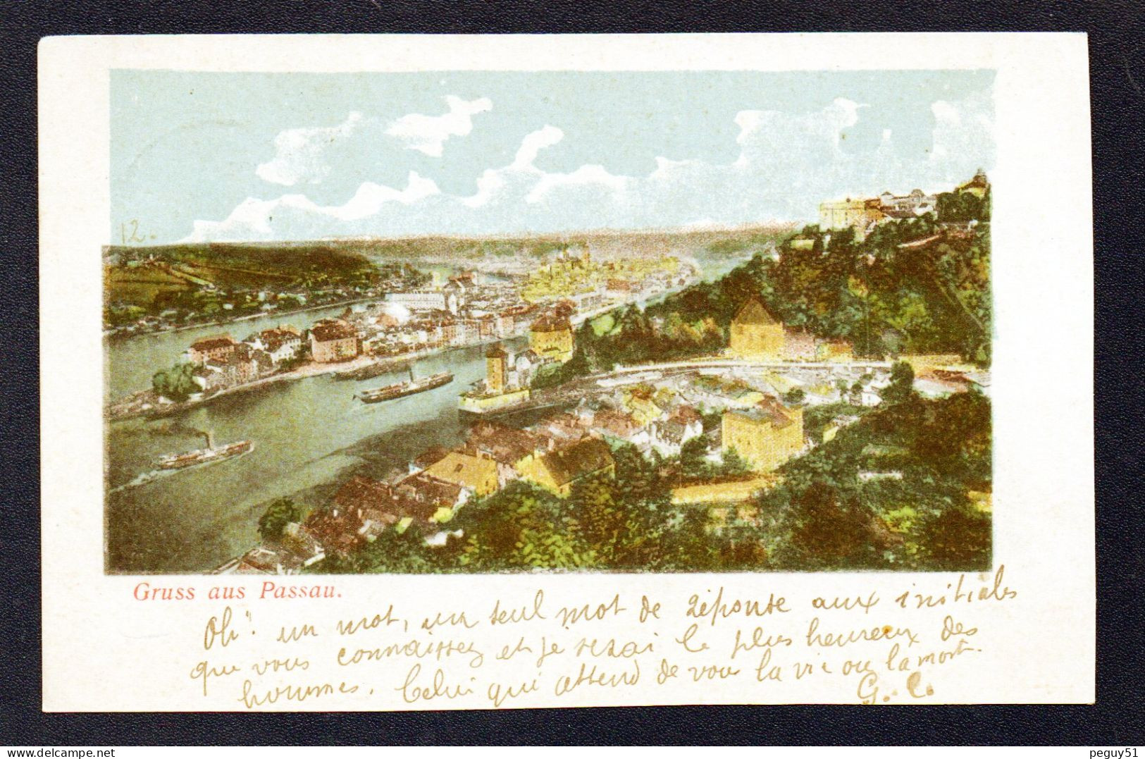 Allemagne. Passau. Gruss Aus Passau. La Ville Aux Trois Rivières (Danube, Inn Et Ilz). 1902 - Passau