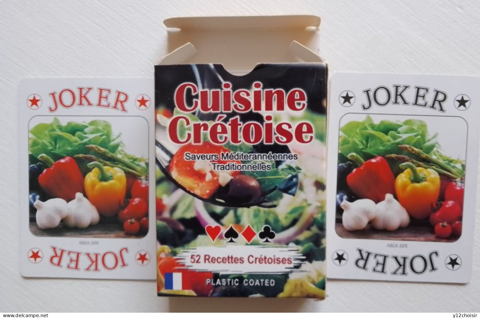 Jeu De 54 Cartes Pour 52 Recettes Crétoises. Cuisine Crétoise. Crète . Grèce - Sonstige & Ohne Zuordnung