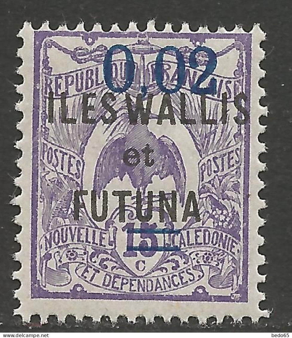 WALLIS ET FUTUNA  N° 27 W étroit NEUF*  LEGERE TRACE DE CHARNIERE   / Hinge  / MH - Ungebraucht