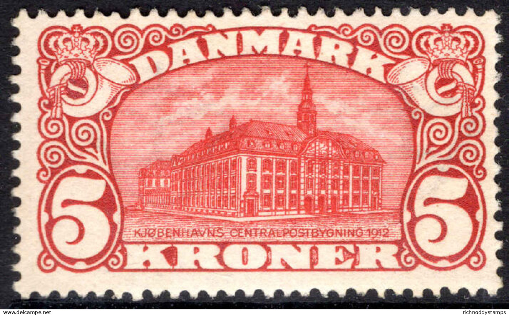 Denmark 1912 5k G.P.O. Copenhagen Unmounted Mint. - Neufs