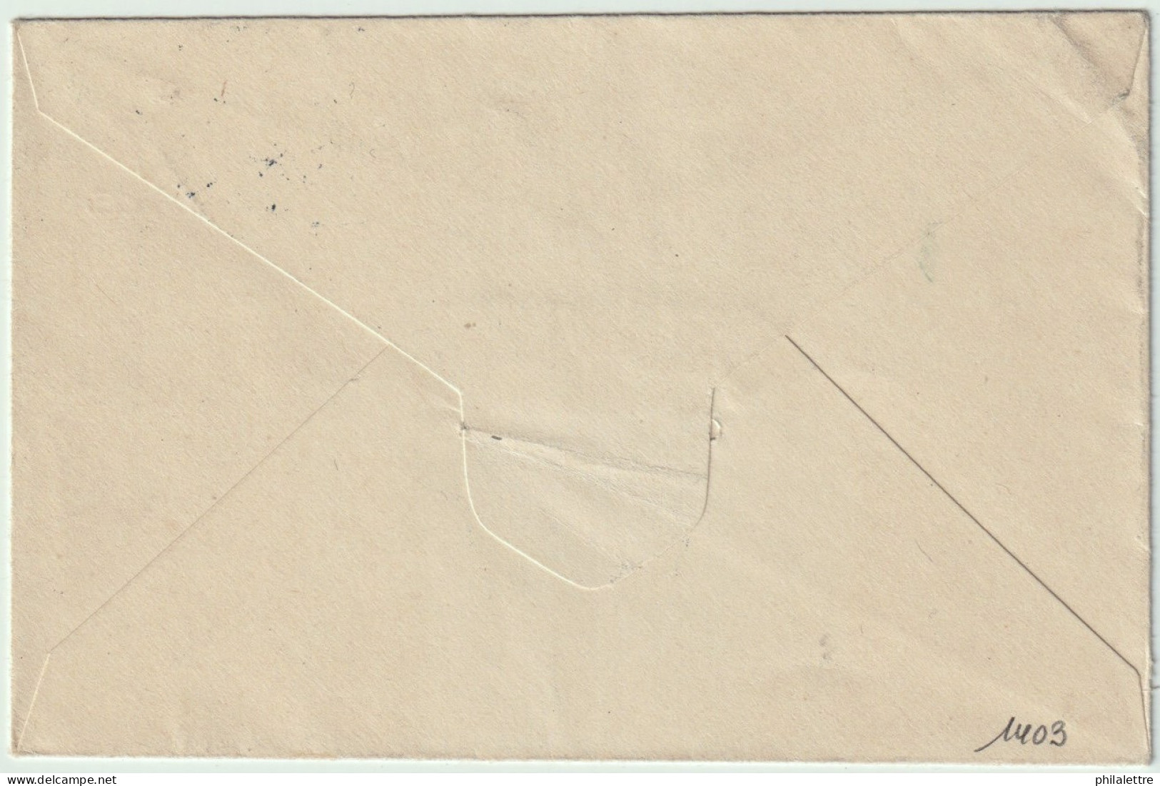 SUÈDE / SWEDEN 1922 (?) Facit 72 On 3ö/2ö Mi.U19Y Postal Envelope From KÄFLINGE To TIDAHOLM - Brieven En Documenten