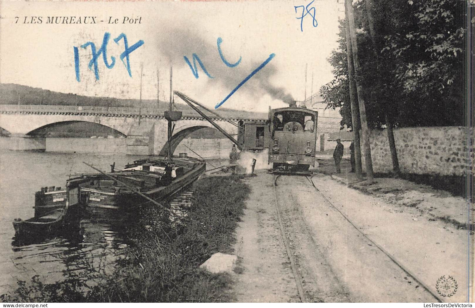 FRANCE - Les Mureaux - Le Port - Carte Postale Ancienne - Les Mureaux