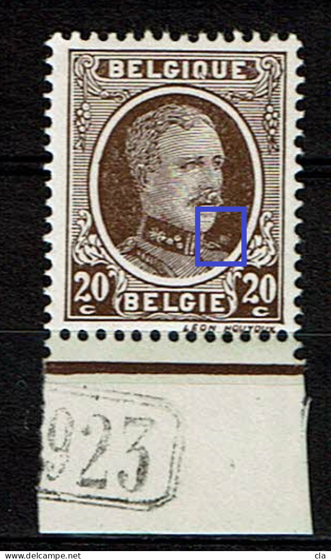 196  **  Bdf 1923  LCV 4  Tache épaule - 1901-1930