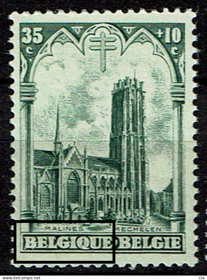 269  **  Points Blancs Dans Belgique - 1901-1930