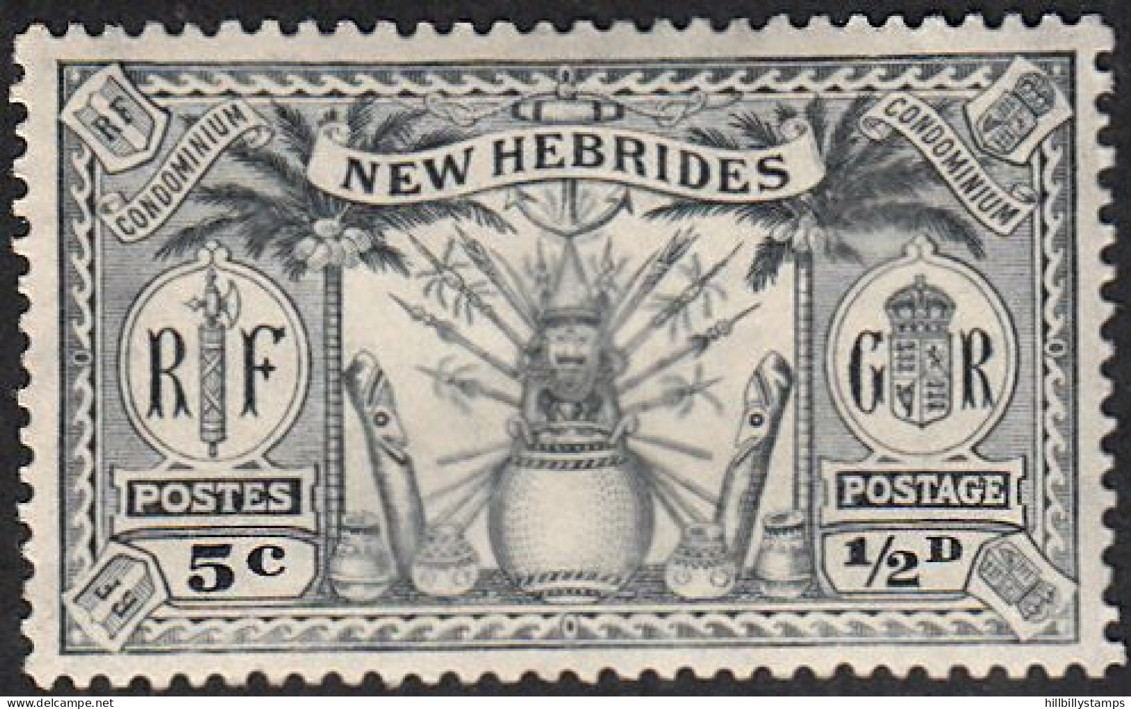 NEW HIBRIDES  SCOTT NO 41 MINT HINGED  YEAR  1925 - Ungebraucht