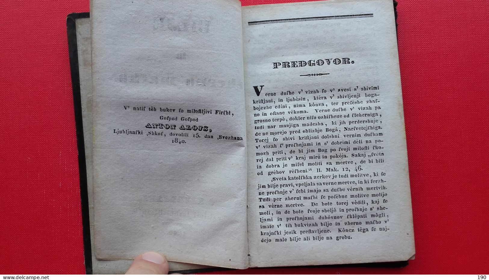 Klancnik Simon.Bilje In Zherna Masha.Molitvenik,pogrebi Obredi,...Natisnil Joshef Blasnik - Langues Slaves