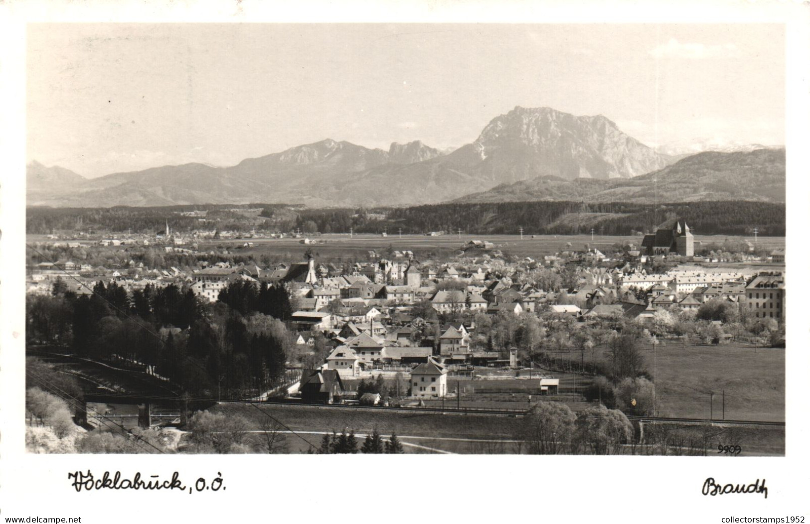 VOCKLABRUCK, ARCHITECTURE, MOUNTAIN, PANORAMA, AUSTRIA, POSTCARD - Vöcklabruck