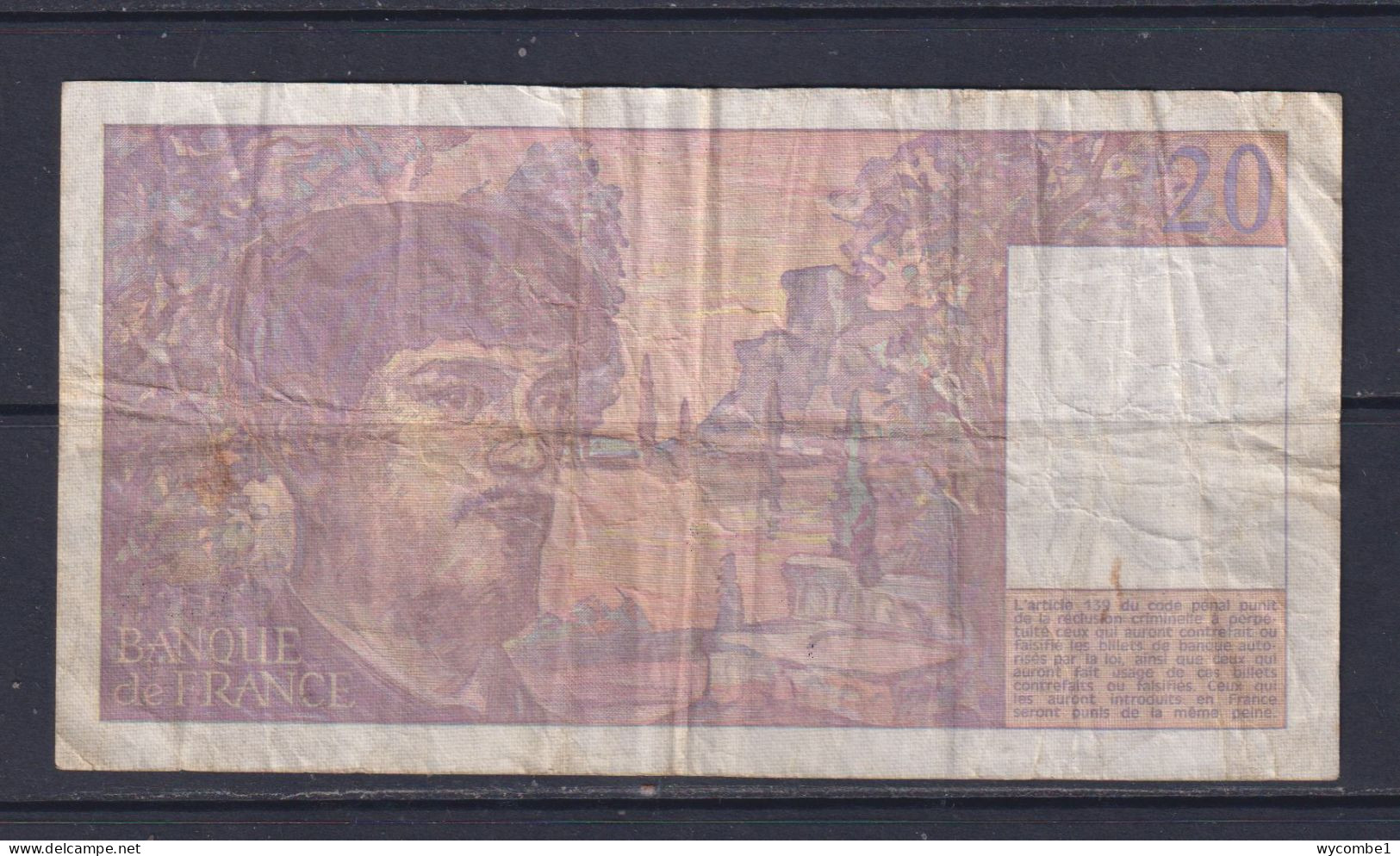 FRANCE - 1993 20 Francs Circulated Banknote - 20 F 1980-1997 ''Debussy''