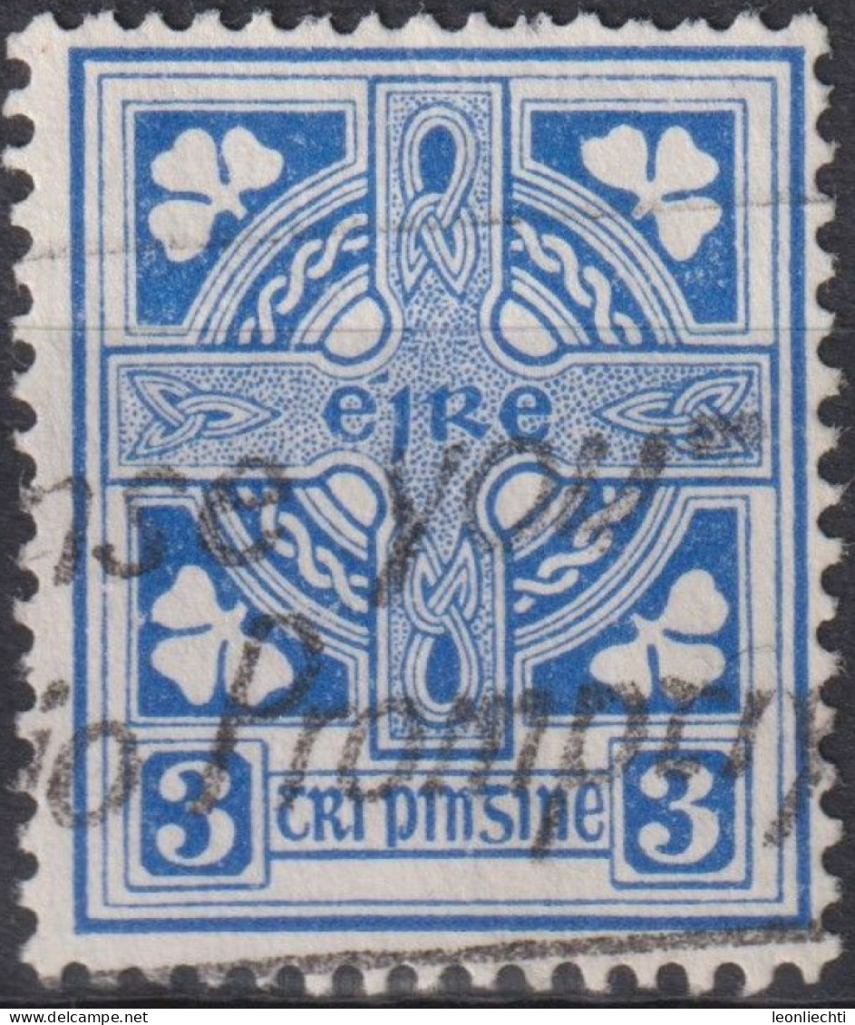 1940 Irland > 1937-1949 Éire ° Mi:IE 76AI, Sn:IE 111, Yt:IE 83, Celtic Cross, Symbols 1940-68 - Usati