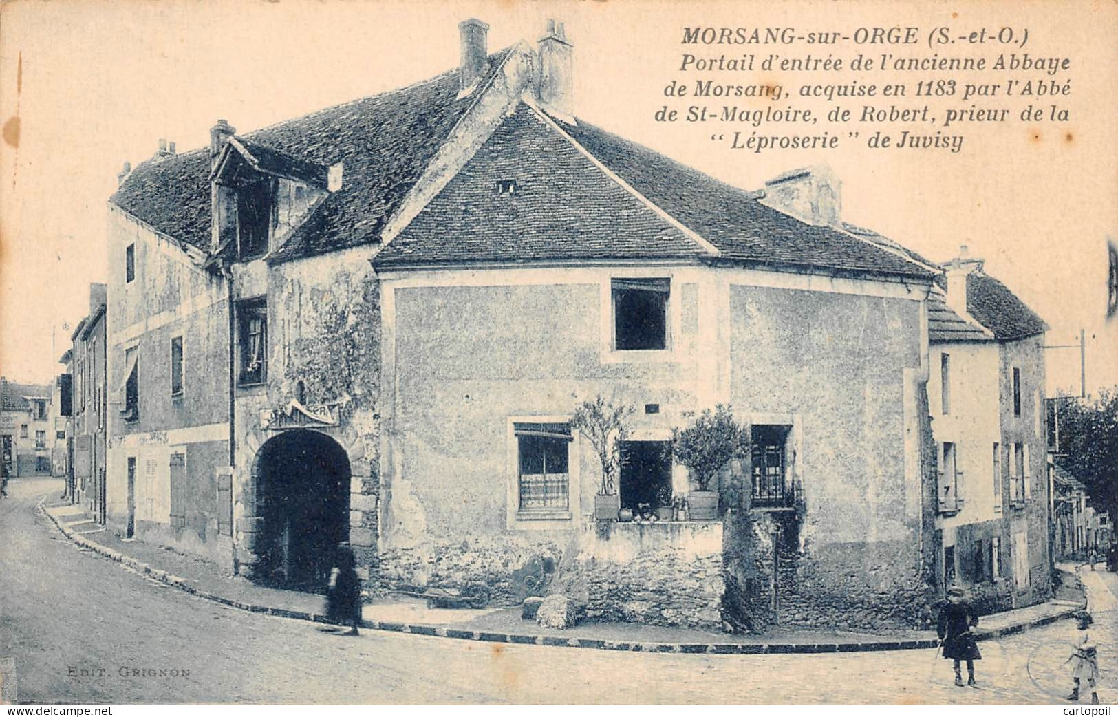 91 - MORSANG-SUR-ORGE - Portail D'Entrée De L'Ancienne Abbaye - Morsang Sur Orge