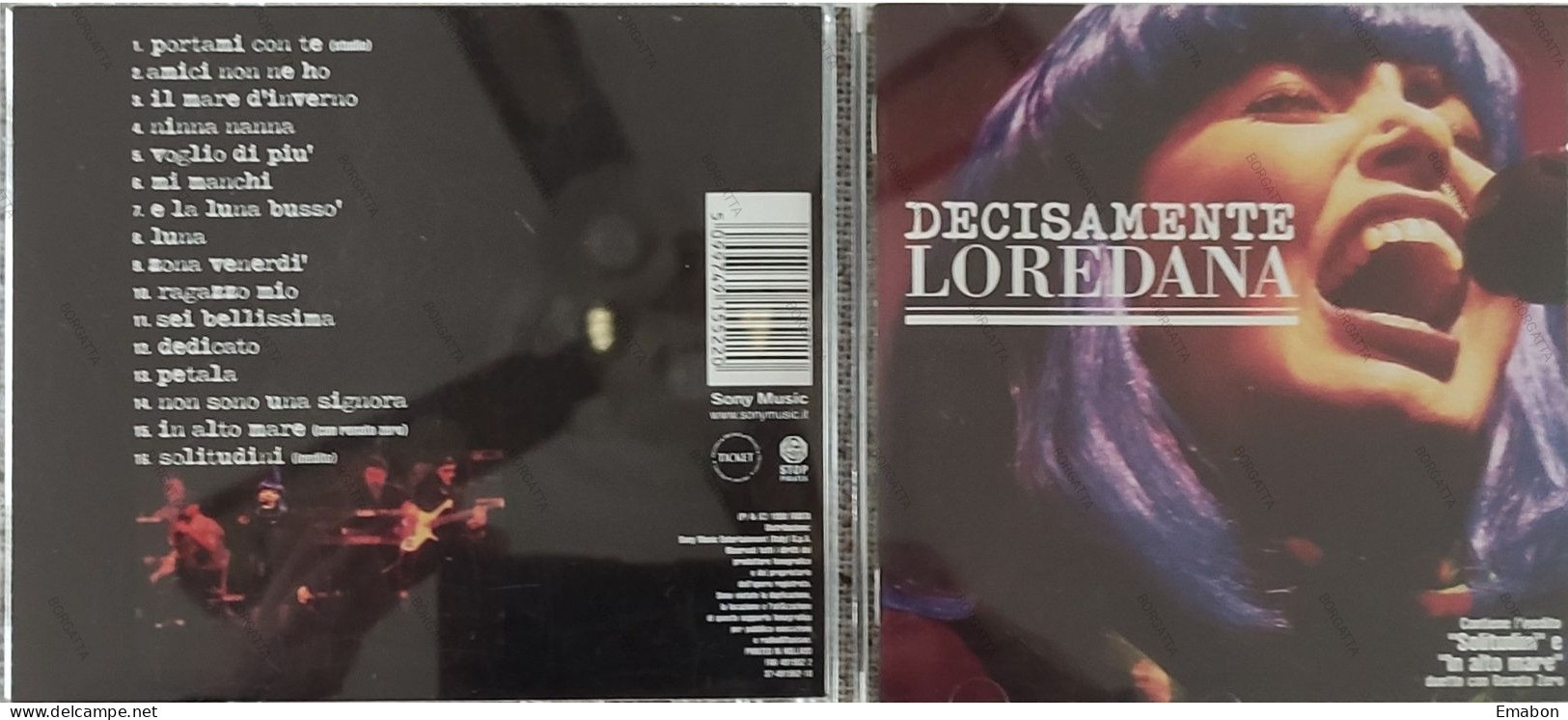 BORGATTA - ITALIANA  - Cd  LOREDANA BERTE' - DECISAMENTE LOREDANA - FARITA 1998 -  USATO In Buono Stato - Sonstige - Italienische Musik