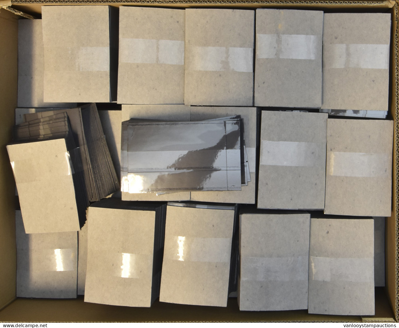 Insteekkaartjes 5000 Ex., Zwart Klein Formaat (10 X 7 Cm), 50 Pakjes Van 100 Ex. - Sonstige & Ohne Zuordnung