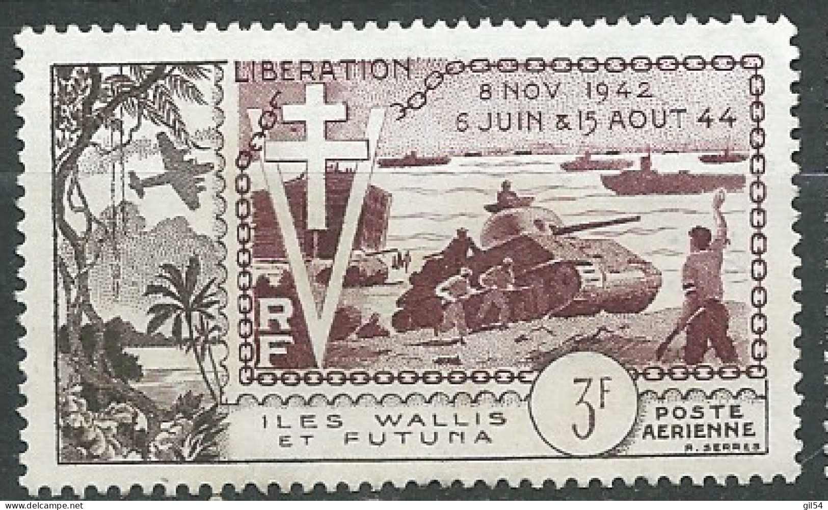 Wallis Et Futuna - Aérien - Yvert N° 14 (*)      -  Ax 16108 - Neufs