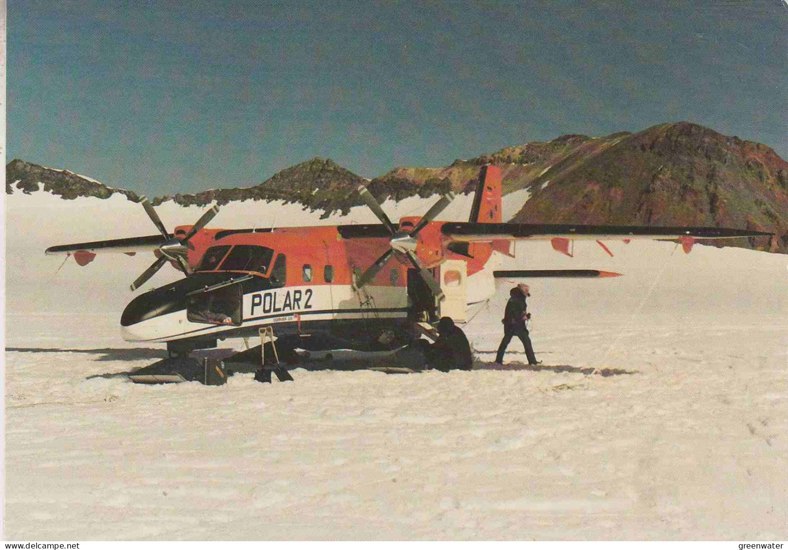 British Antarctic Territory (BAT) Pc Antarctic Flight Polar 2 Hannover To G. Von Neumayer Ca Rothera 31 MR 1989 (PT163A) - Polare Flüge