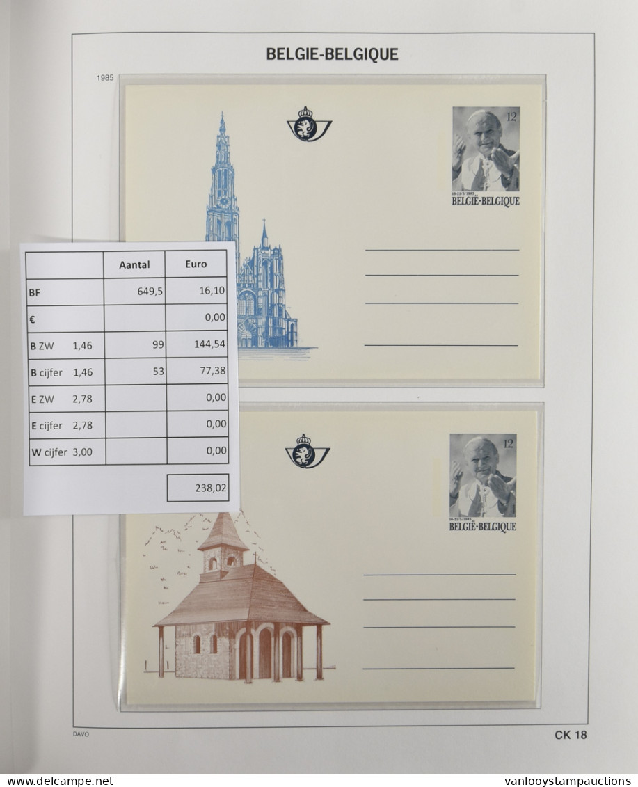 1971/2011 Zeer Mooie Verzameling In 2 Albums Davo, Zm (Frankeerwaarde: €238) - Tarjetas 1951-..